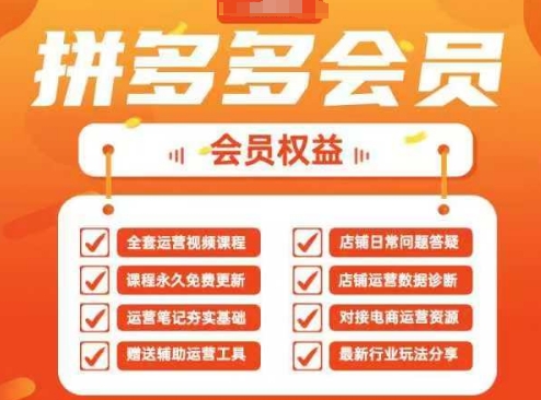 2025拼多多运营实战课,40节全流程教学,覆盖拼多多运营全链路-OPC项目驿站