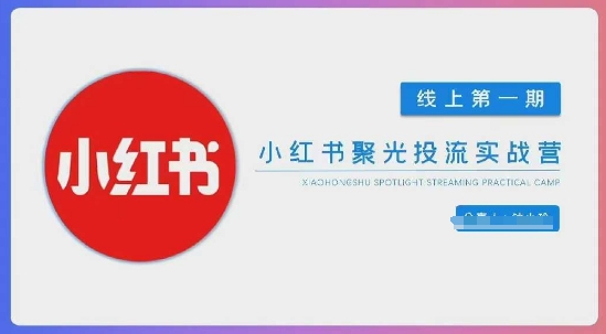 小红书聚光陪跑第一期,教你从0到1玩转小红书聚光投流,搭建小红书付费投流团队,更快的见到效果-OPC项目驿站