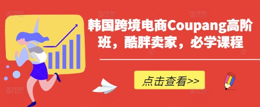 韩国跨境电商Coupang高阶班，酷胖卖家，必学课程-OPC项目驿站 